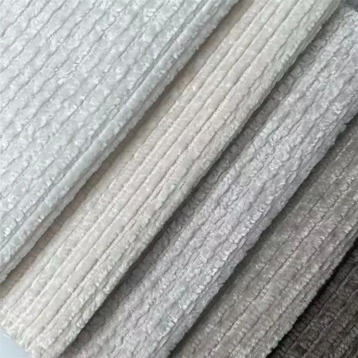 Cationic Check Jacquard Chenille Upholstery Fabric best