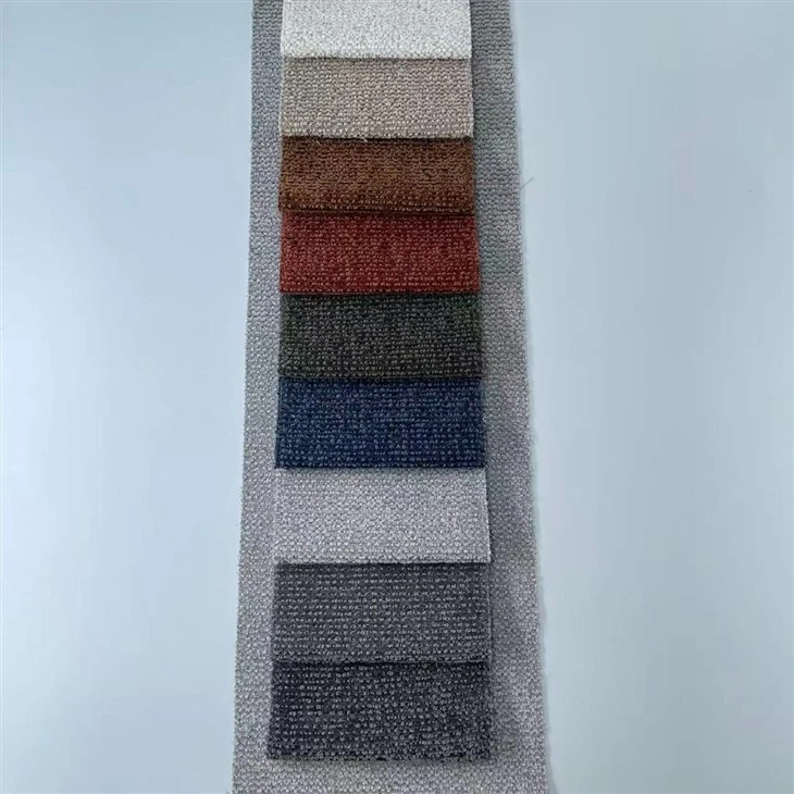 Two-Tone Woven Linen-Look Upholstery Fabric (JCAG057) suppliers